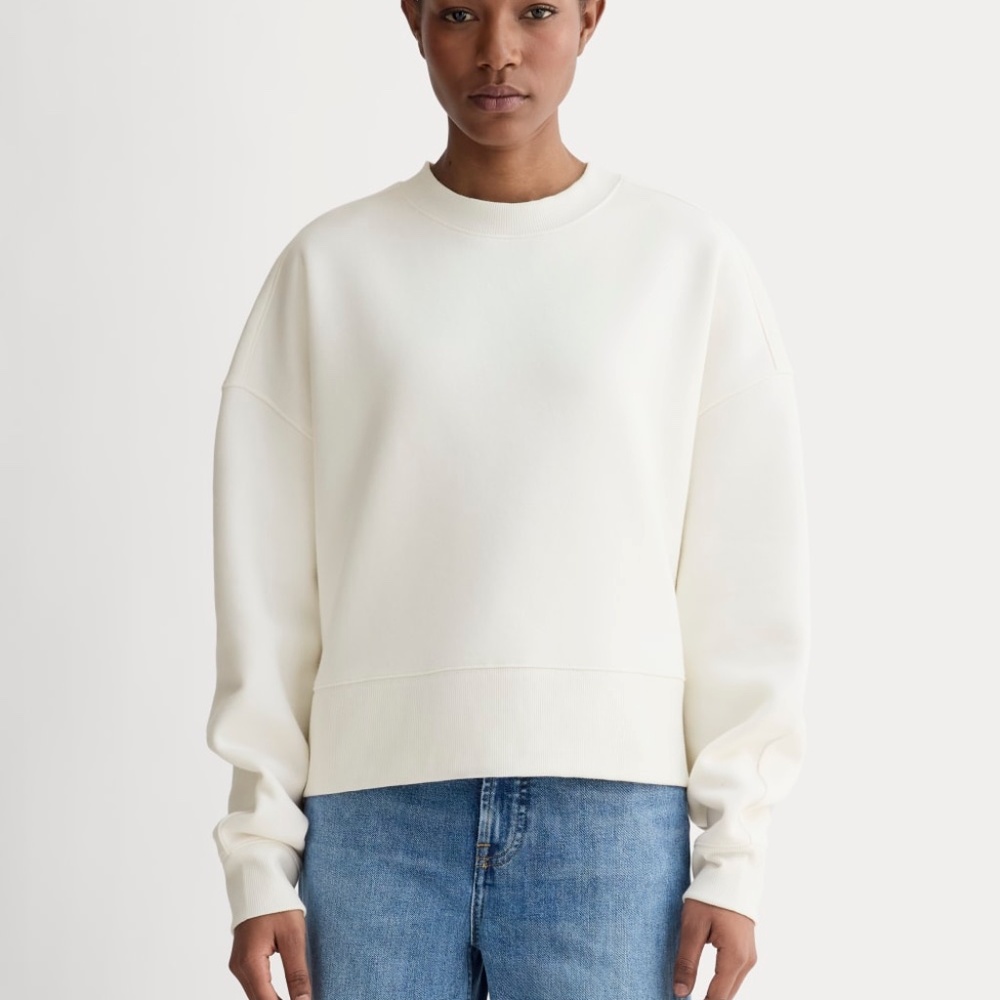 Everlane Women's luxe fleece Sweatshirt